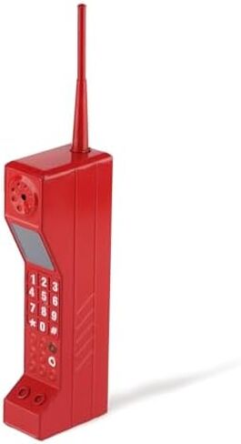 هاتف محمول خمر ، هاتف من الطوب Prop Prop School Phone Pagers and Inperers 90s هاتف مزيف لتزيين غرفة المعيشة المنزلية (أسود) in Kuwait