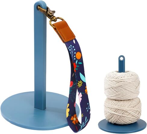 KAIOULU Portable Wrist Yarn Holder with Wrist Strap, Crochet Holder, Plastic Hanging Yarn Holder for Crocheting, Suitable for Crafters and Knitters, Crocheting Gift for Craft Lover (Pink) in Kuwait