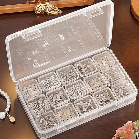 2 Pack 15 Grid Storage Organizer, Independent Small Compartment Boxes in Kuwait