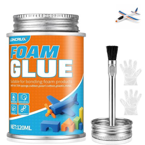 4 OZ Foam Glue,Styrofoam Glue, Foam Adhesive with Brush in Kuwait