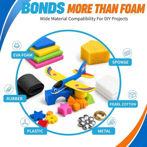 4 OZ Foam Glue,Styrofoam Glue, Foam Adhesive with Brush in Kuwait