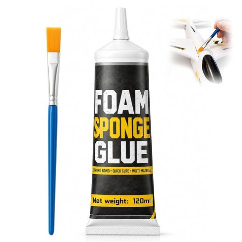 120ml Clear Foam Glue Adhesive with Brush in Kuwait