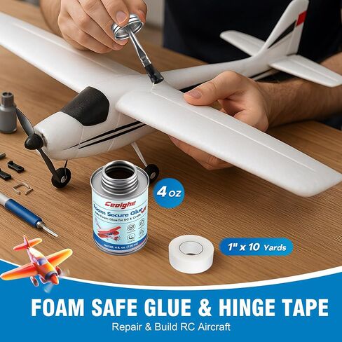 Foam RC Plane Repair Kit with Foam Glue & RC Hinge Tape in Kuwait