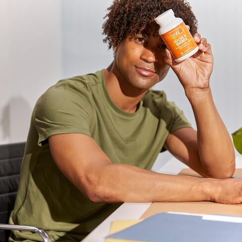 Dr Amen BrainMD Focus & Energy - 120 Capsules - Mental Endurance Booster, Promotes Concentration & Attention - Caffeine Free, Gluten Free - 30 Servings in Kuwait
