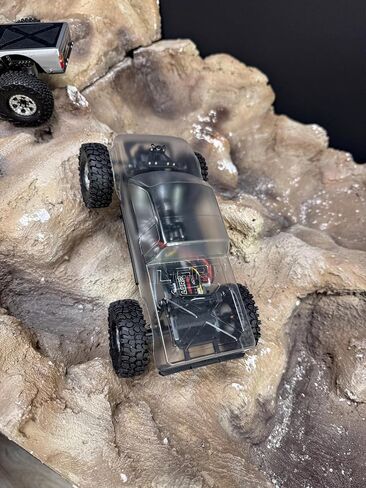 LGRP X-Factor Short Bed Body for 1/24 and 1/18 RC Cars, Universal Fit for Most SCX18 SCX24, >Clear< Body with Sticker Sheet | Short in Kuwait