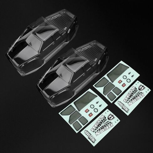 MEUS Racing Clear Body Shell for 1/10 Axial SCX10 Capra 1.9 UTB RC Crawlers, 2 PCS in Kuwait