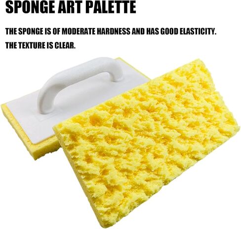 Professional Texturing Brush for Artistic Painting with Sturdy Sponge Head and Ergonomic Handle Interior Design Brush Decorative Wall Painting Tool in Kuwait