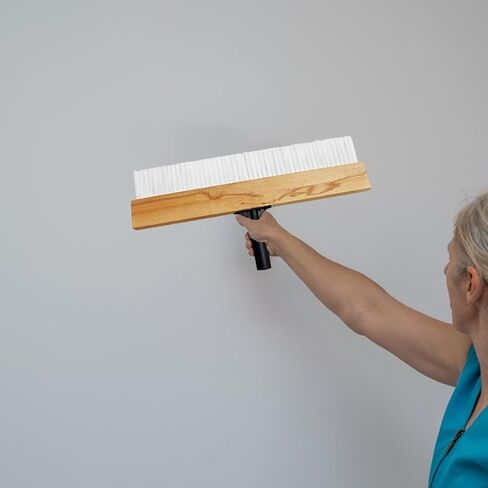 Paint Brush Textile Pattern Paint Brush Linen Effect Texture Applicators Tool Handheld for Printing Artistic Effects with Nylon Wood Suitable for, 50cm in Saudi Arabia