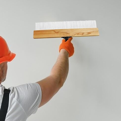 Paint Brush Textile Pattern Paint Brush Linen Effect Texture Applicators Tool Handheld for Printing Artistic Effects with Nylon Wood Suitable for, 50cm in Saudi Arabia