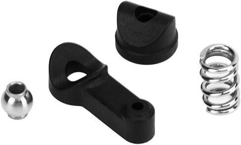 2 Sets RC Buffer Steering Arm Servo Saver Assembly,Plastic Metal Servo Arm for SCY 16101 16102 16103 16201 1/16 RC Car in Kuwait