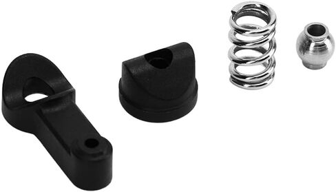 2 Sets RC Buffer Steering Arm Servo Saver Assembly,Plastic Metal Servo Arm for SCY 16101 16102 16103 16201 1/16 RC Car in Kuwait