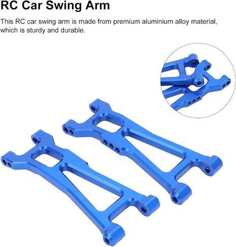 Drfeify RC Car Swing Arm, Aluminium Alloy High Hardness RC Car Front Rear Swing Arm Fit for 1/16 Remote Control Car for HBX 16889 in Kuwait