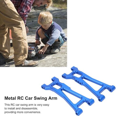 Drfeify RC Car Swing Arm, Aluminium Alloy High Hardness RC Car Front Rear Swing Arm Fit for 1/16 Remote Control Car for HBX 16889 in Kuwait