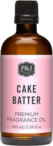 P&J Fragrance Oil | Cake Batter Oil 100ml - Candle Scents for Candle Making, Freshie Scents, Soap Making Supplies, Diffuser Oil Scents in Kuwait