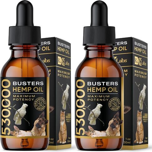 Buster's Hemp Oil for Dogs & Cats, Calm, Joint, Coat, 2-Pack 30ml in Kuwait