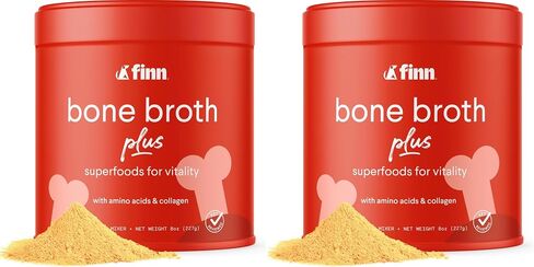 Finn Bone Broth Plus for Dogs - Collagen Joint & Mobility Topper - 8 oz in Kuwait