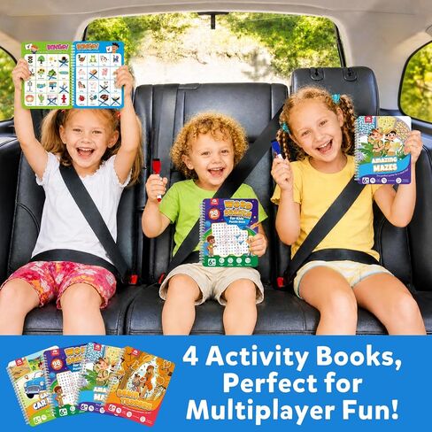 Coogam 4Pcs Activity Travel Maze Book Game for Kids Age 6+ in Kuwait
