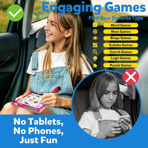 Coogam 4Pcs Activity Travel Maze Book Game for Kids Age 6+ in Kuwait