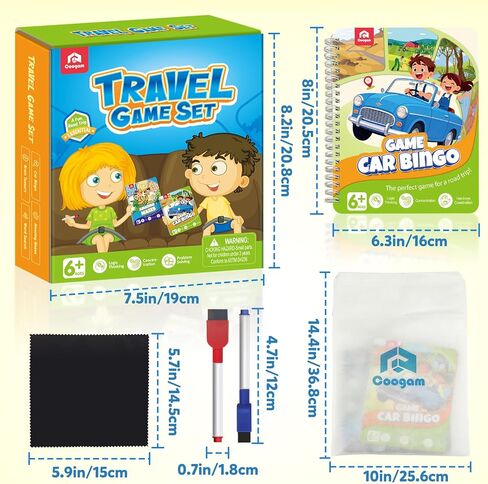 Coogam 4Pcs Activity Travel Maze Book Game for Kids Age 6+ in Kuwait