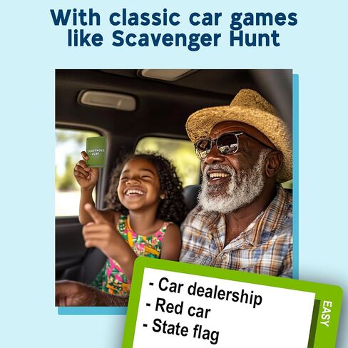 The Ultimate Road Trip Game Bundle, Fun 4-in-1 Car Game for Kids and Adults in Kuwait
