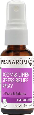 Pranarom - Aromacalm Stress Relief Diffusion Blend (5ml) - Orange, Bergamot, Lavender, Ylang Ylang - Essential Oil for Stress Relief & Mental Wellness | USDA and ECOCERT Certified Organic in Kuwait