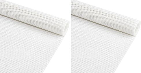 BENECREAT 10 Count Cross Stitch Cloth, 11.8x39 Inch White Essential Basic Aida Cloth for Embroidery Floss and Yarn Knitting, Embroidery Fabric in Kuwait