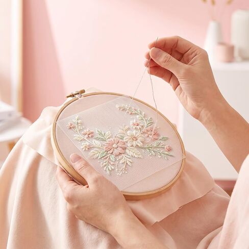 Water Soluble Cross Stitch Canvas Dissolvable Cross Stitch Fabric in Kuwait