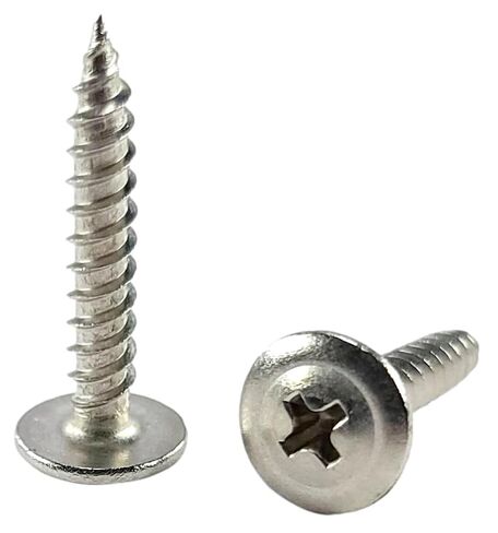 50 Qty #8 x 1-1/4" 304 Stainless Steel Phillips Modified Truss Head Wood Screws (BCP1215) in Kuwait