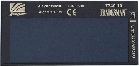 ArcOne T240-10 Tradesman Horizontal Auto-Darkening Filter for Welding Helmets, 2 x 4.25 x 0.2 in Kuwait