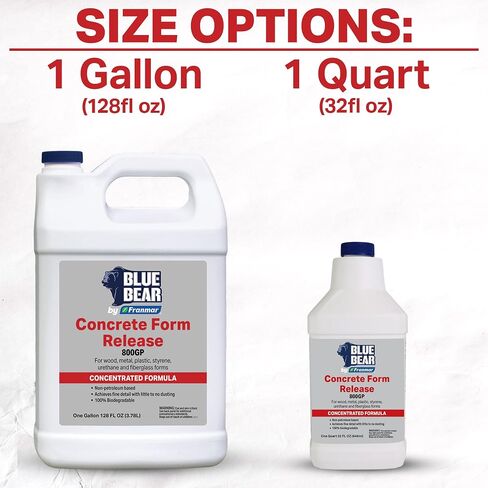 Blue Bear 800GP: Concrete Form and Mold Release Agent, High-Yield, 1 Gal in Kuwait