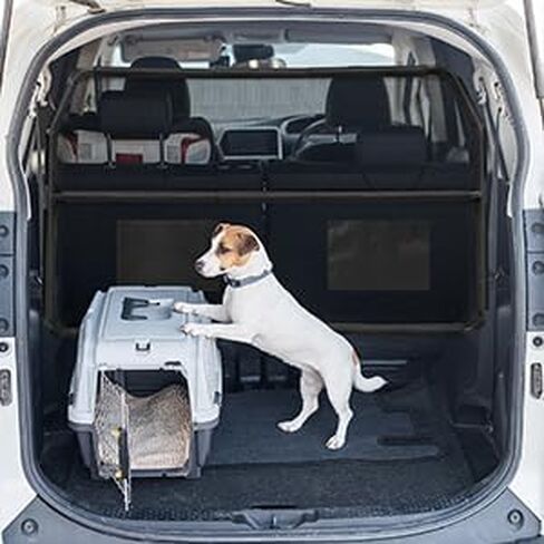 Dog Car Barrier for SUVs, 50" Wide Car Divider with See-Through Net Mesh, for Small Trucks and Cargo Area, SUVs & Mid-Sized Vehicle, SUV Dog Barrier Escape-Proof, Universal-Fit Pet Divider Gate in Kuwait