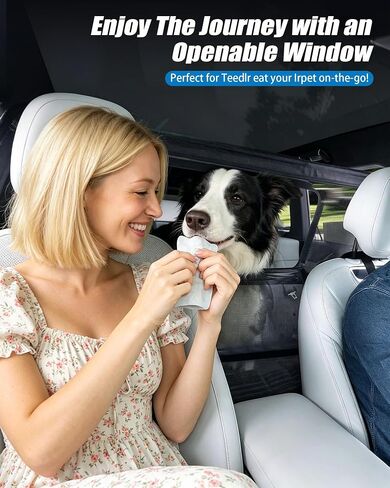 52" Wide Dog Car Barrier for SUV with Removable Visual Window in Kuwait