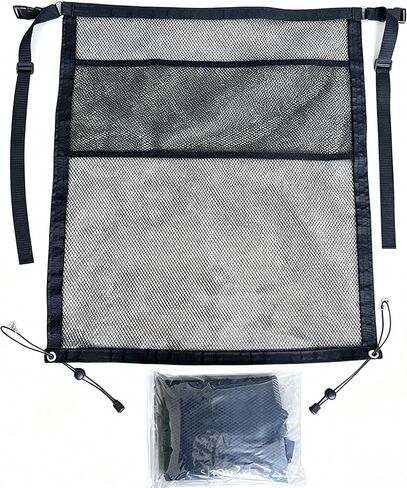 Dog Car Barrier, Mesh Pet Net Divider for Back Seat, Safety Barrier with Storage Pouch, Easy‑Install Separator for Cars SUV Truck, Large Dogs in Kuwait