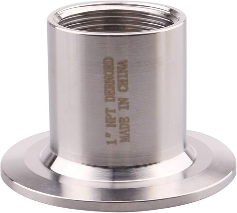 DERNORD Sanitary Female Threaded Pipe Fitting to 2 Inch TRI CLAMP OD 64mm Ferrule (Pipe Size: 3/4" NPT （2 Inch Tri clamp）) in Kuwait