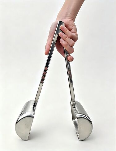 Small Dog Pooper Scooper, Portable Short Handle Stainless Steel in Kuwait