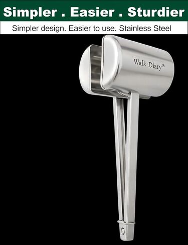 Small Dog Pooper Scooper, Portable Short Handle Stainless Steel in Kuwait