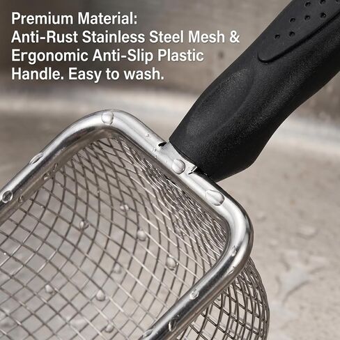 Chicken Poop Scooper, Chicken Coop Poop Scoop Shovel with 3.8mm & 5mm Mesh in Kuwait