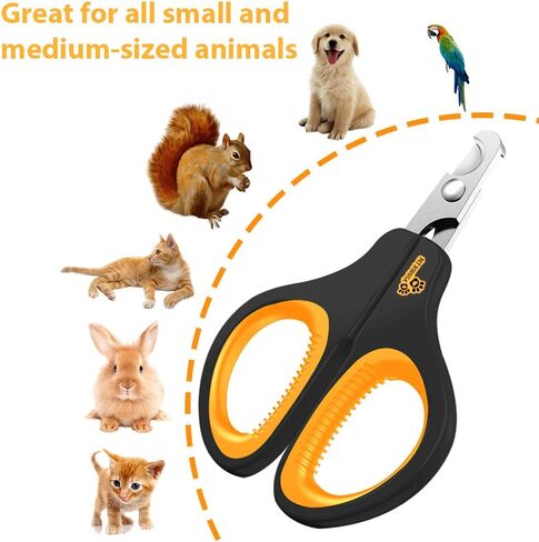 Cat Nail Clipper - Professional Cat Claw trimmer & Cat Claw Clipper - Cat Nail Trimmers Suits All Small Animals such as Dogs, Cats, Puppies, Kittens, Birds, Hedgehogs, ferrets, rabbits, hamsters .. in Kuwait