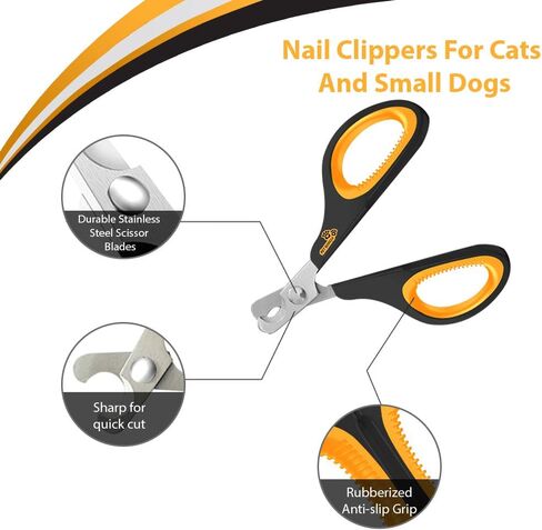 Cat Nail Clipper - Professional Cat Claw trimmer & Cat Claw Clipper - Cat Nail Trimmers Suits All Small Animals such as Dogs, Cats, Puppies, Kittens, Birds, Hedgehogs, ferrets, rabbits, hamsters .. in Kuwait