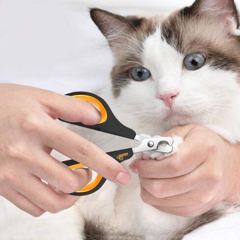Cat Nail Clipper - Professional Cat Claw trimmer & Cat Claw Clipper - Cat Nail Trimmers Suits All Small Animals such as Dogs, Cats, Puppies, Kittens, Birds, Hedgehogs, ferrets, rabbits, hamsters .. in Kuwait