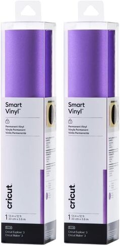 Cricut Smart Permanent Vinyl, Shimmer Black (13in x 12ft) in Saudi Arabia