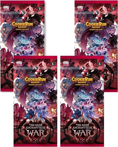 CookieRun TCG: Set 5 The Dark Enchantress War - 4 Pack Bundle in Kuwait
