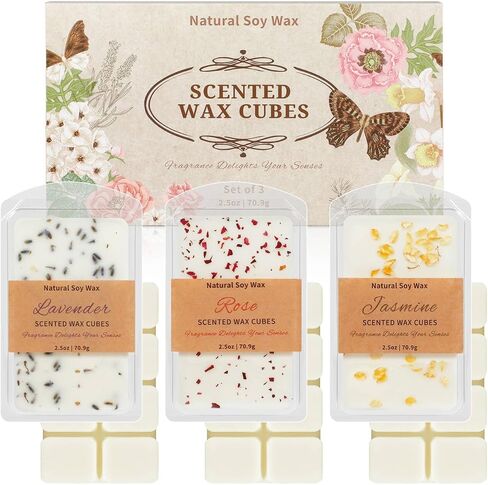 SCENTORINI Wax Melts, Premium Wax with Essential Oil, 2.5oz x 3 Pack in Kuwait