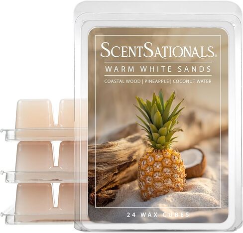 ScentSationals Caribbean Clouds, Sea Salt Scented Wax Melts 10oz (24 Cubes) in Kuwait