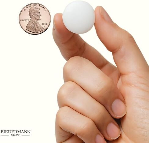 Biedermann & Sons Round Wax Candle Adapters Pellets, White, 0.5 Inch - 2 Cards, 30 dots in Kuwait