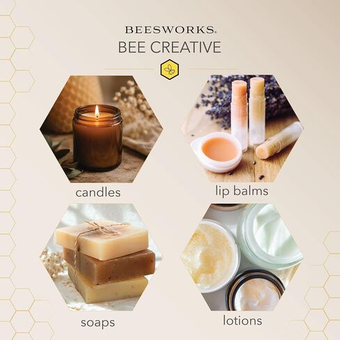 White Beeswax Pellets (1 lb) | 100% Pure, Cosmetic Grade, Triple-Filtered Beeswax for DIY Skin Care, Lip Balm, Lotion, and Candle Making in Saudi Arabia