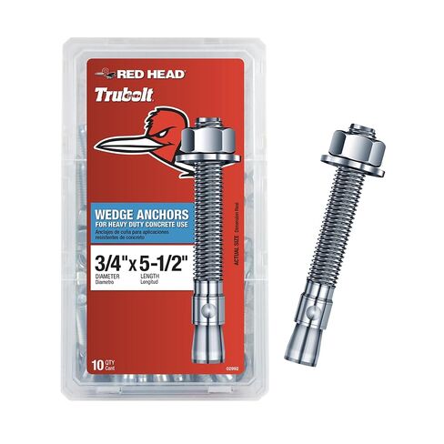 Red Head 3/8 in. x 3 in. Wedge Anchor 50CT in Kuwait