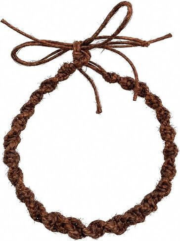 BEACH HEMP JEWELRY Dark Brown Hemp Anklet Bracelet Handmade In USA Adjustable in Kuwait