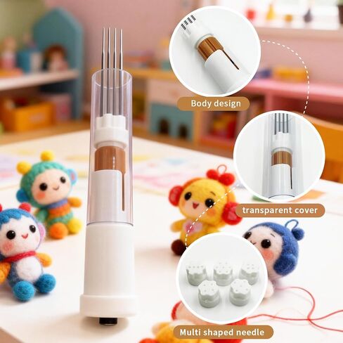 Electric Felting Needle Machine, 1-7 Needles with Speed Control in Kuwait