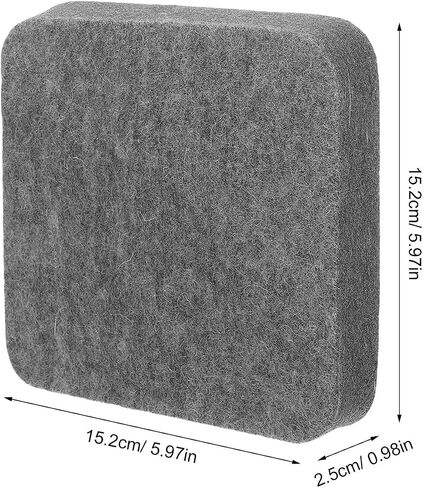 Healifty Needle Felting Pad High-Density Wool Felt Work Mat for Precision Crafting 6.10 X 6.10 X 0.98 in Thick Felt Sheets Base Light Grey in Kuwait